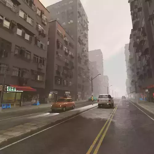 Urban Street 3D model