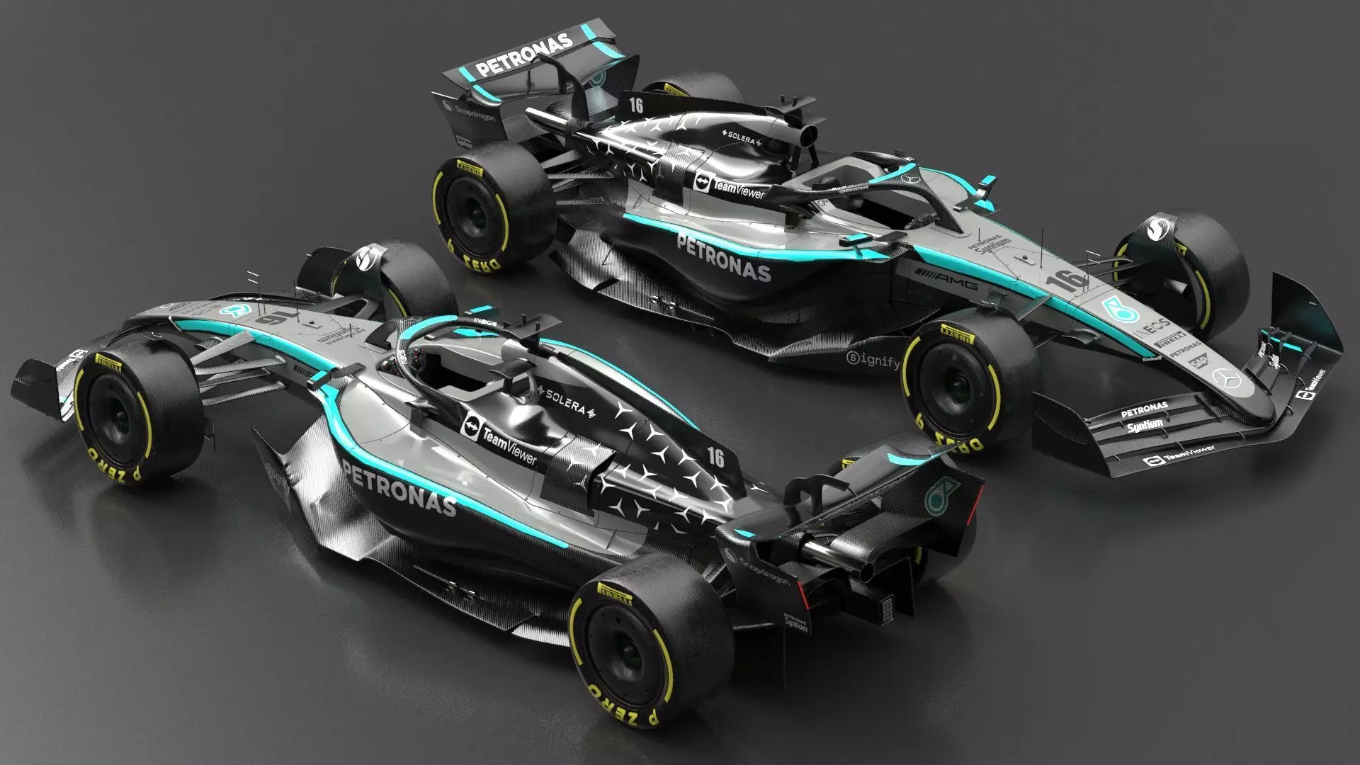 F1 2025 Racing Car Bundle 4 HighQuality 4K PBR Game Ready 3D Model Collection_35