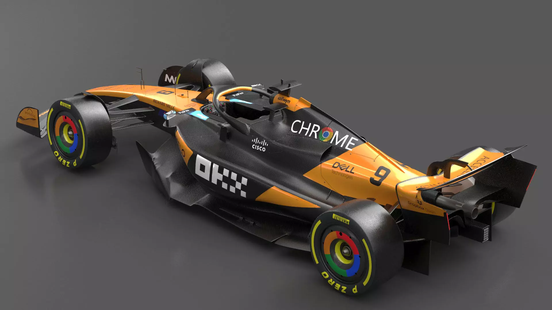 F1 2025 Racing Car Bundle 4 HighQuality 4K PBR Game Ready 3D Model Collection_25