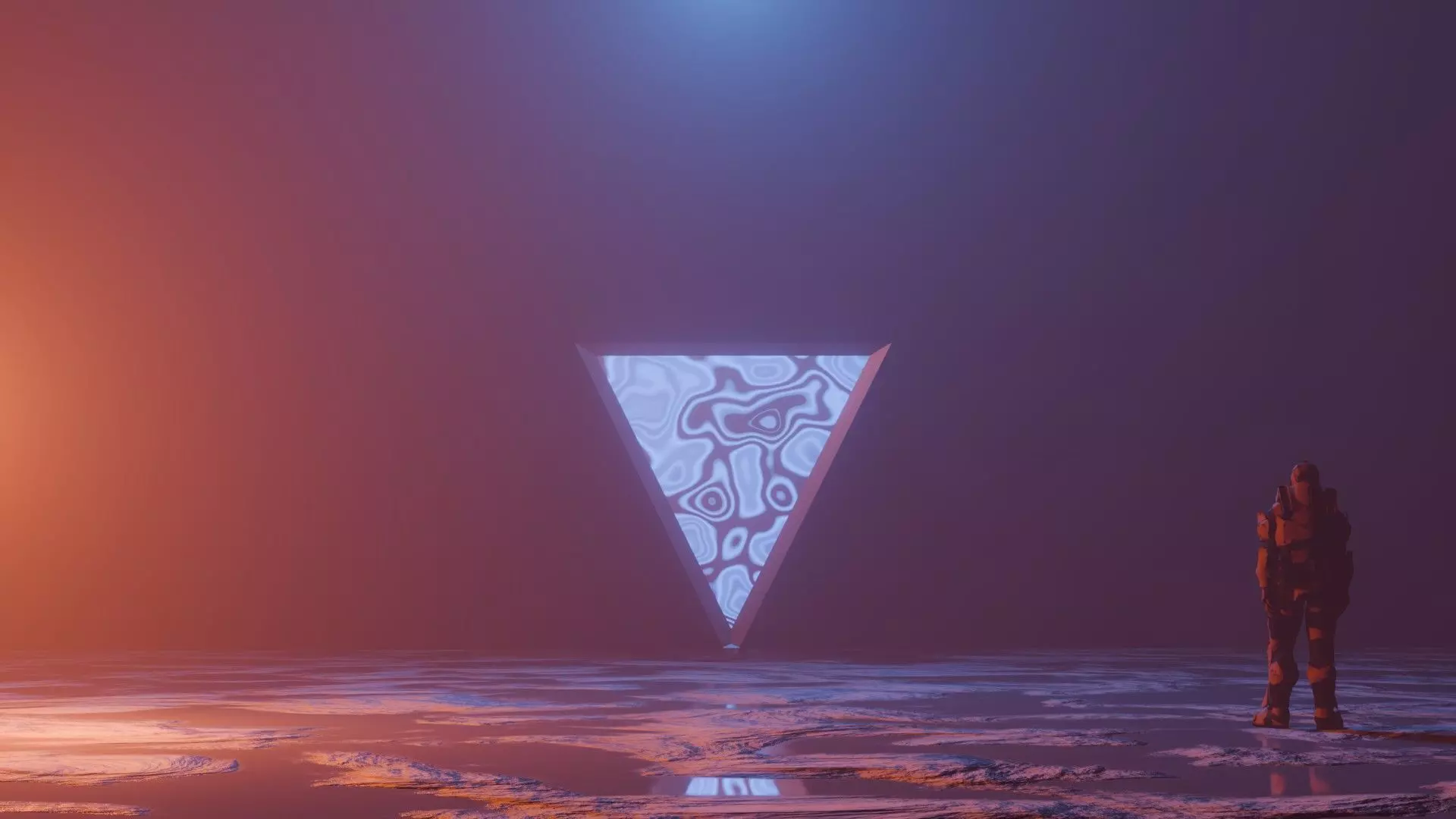 Sci-Fi Lighting Objects Animation 3D model_0