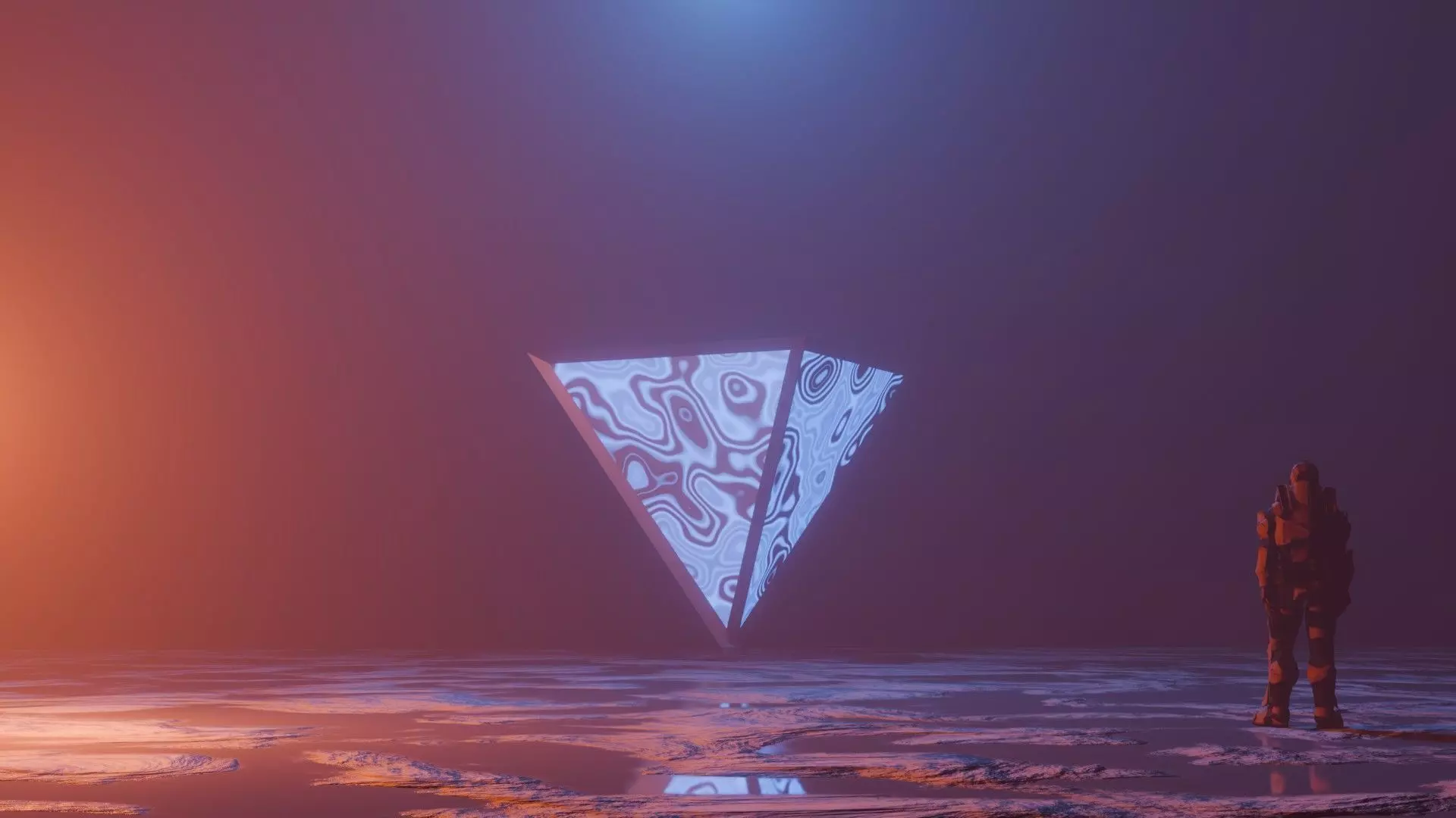 Sci-Fi Lighting Objects Animation 3D model_5