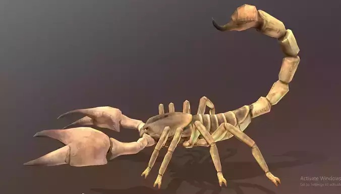Desert Scorpion Sand Predator Multi Action 3D model