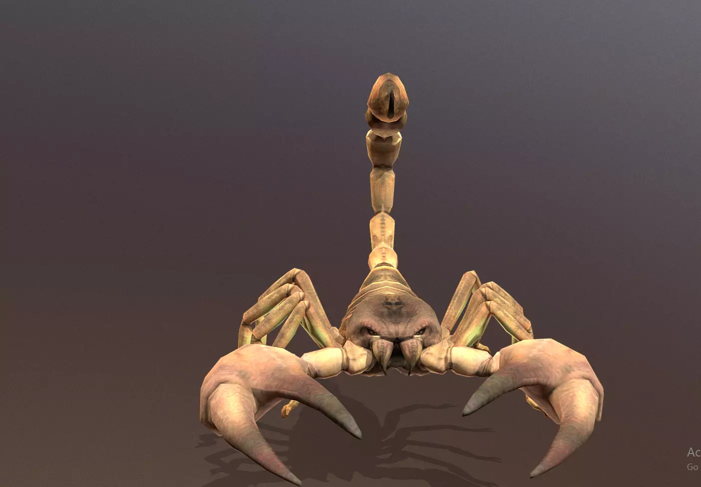 Desert Scorpion Sand Predator Multi Action 3D model_1