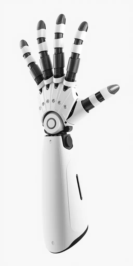 Robotic Hand Model Pack with Articulated Fingers Low-poly 3D model_2