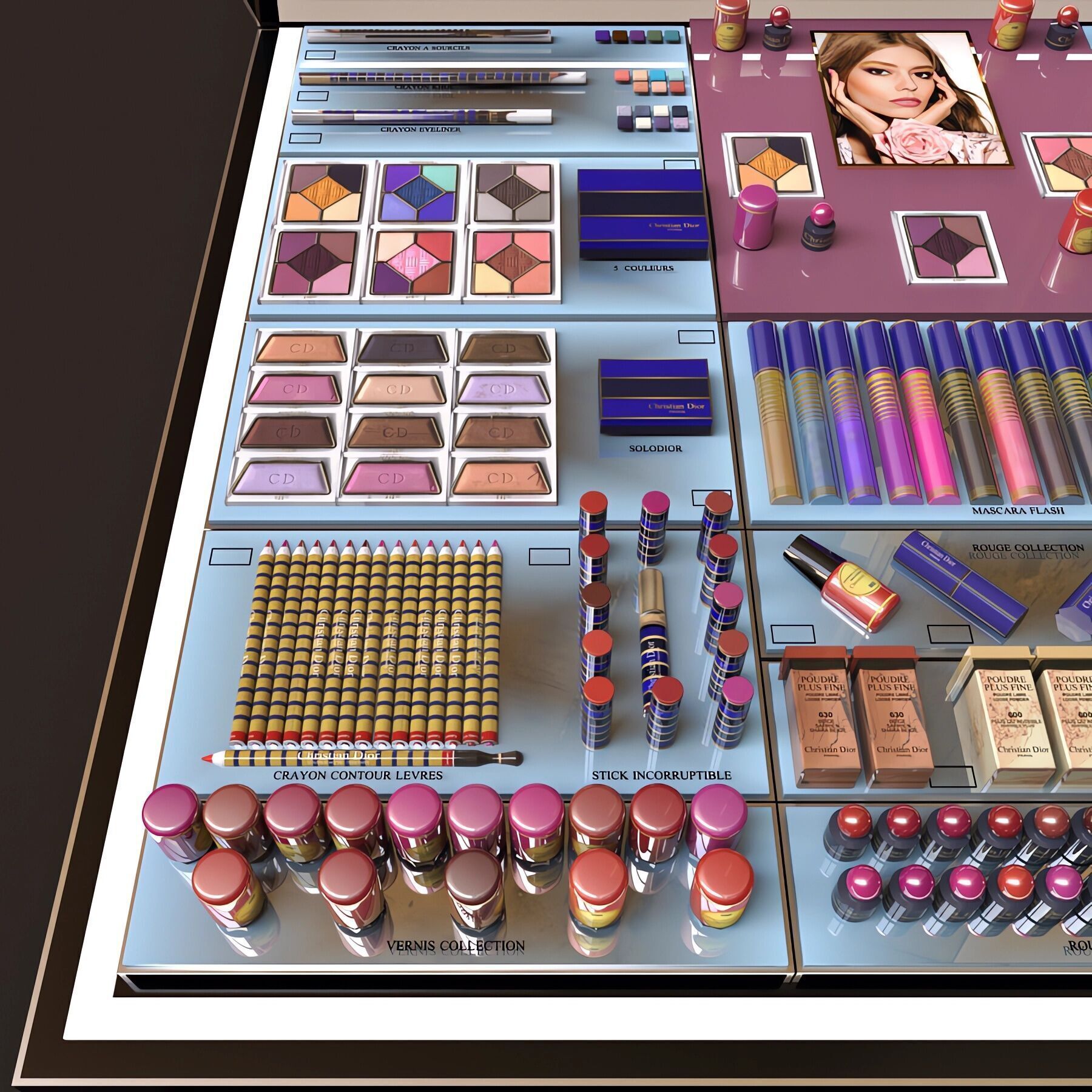 Maquillage Dior 3D model_1