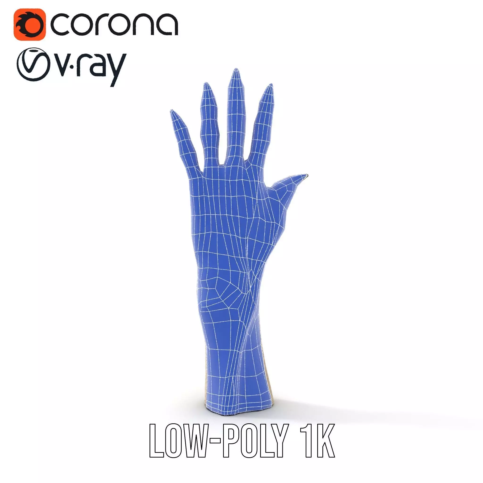 Fantasy Creature Hand Claw Model Pack Low-poly 3D model_31