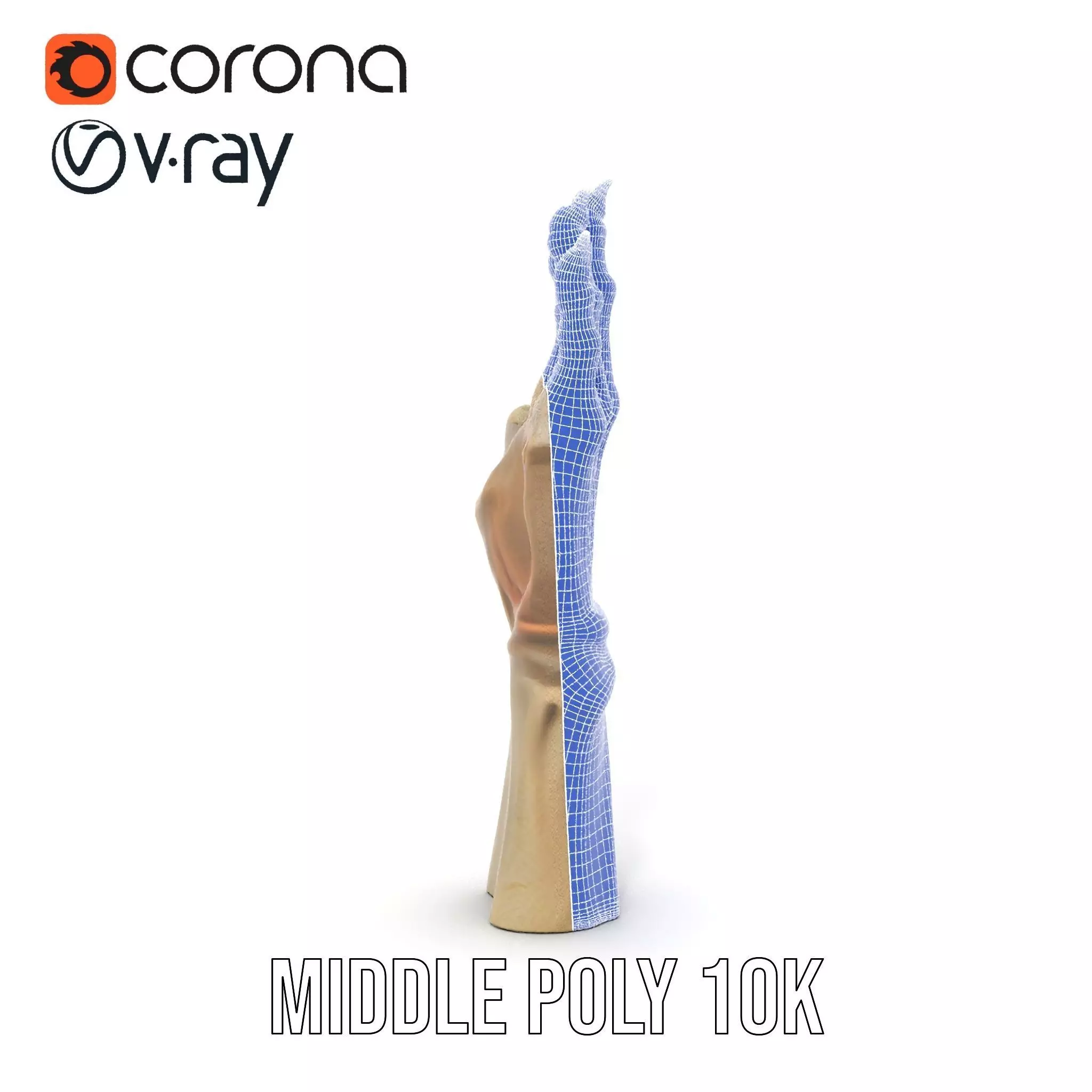 Fantasy Creature Hand Claw Model Pack Low-poly 3D model_30