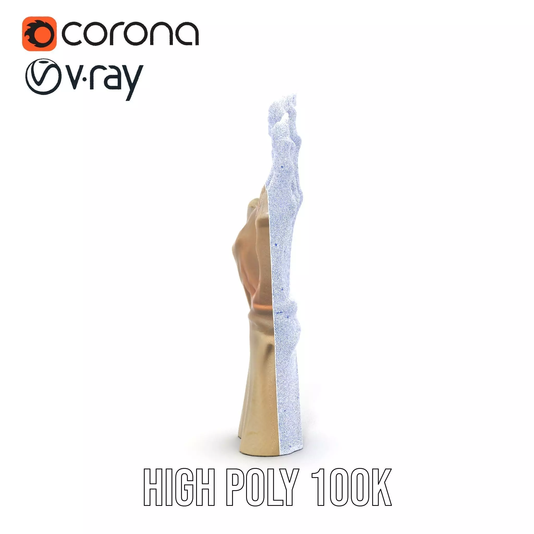 Fantasy Creature Hand Claw Model Pack Low-poly 3D model_32