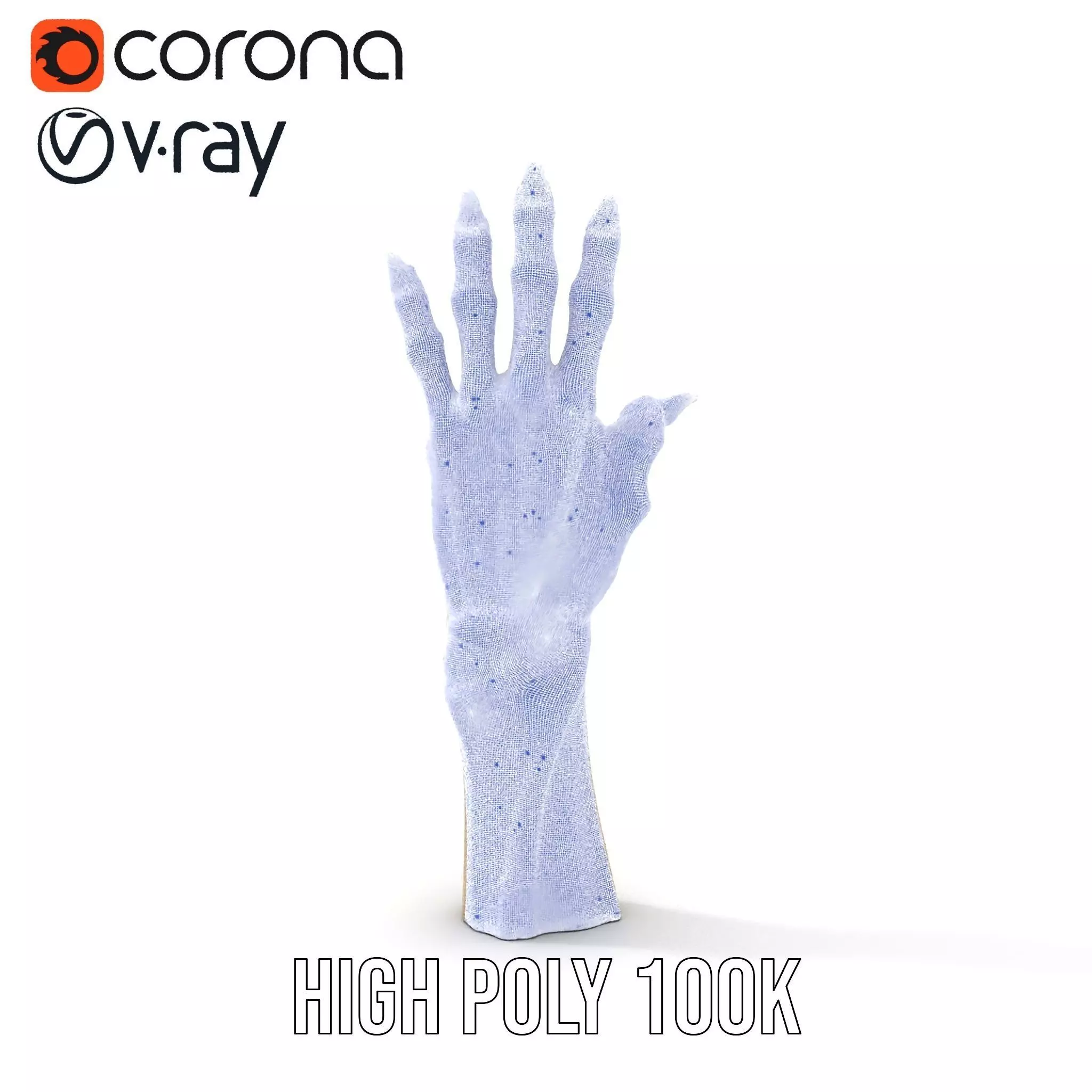 Fantasy Creature Hand Claw Model Pack Low-poly 3D model_26