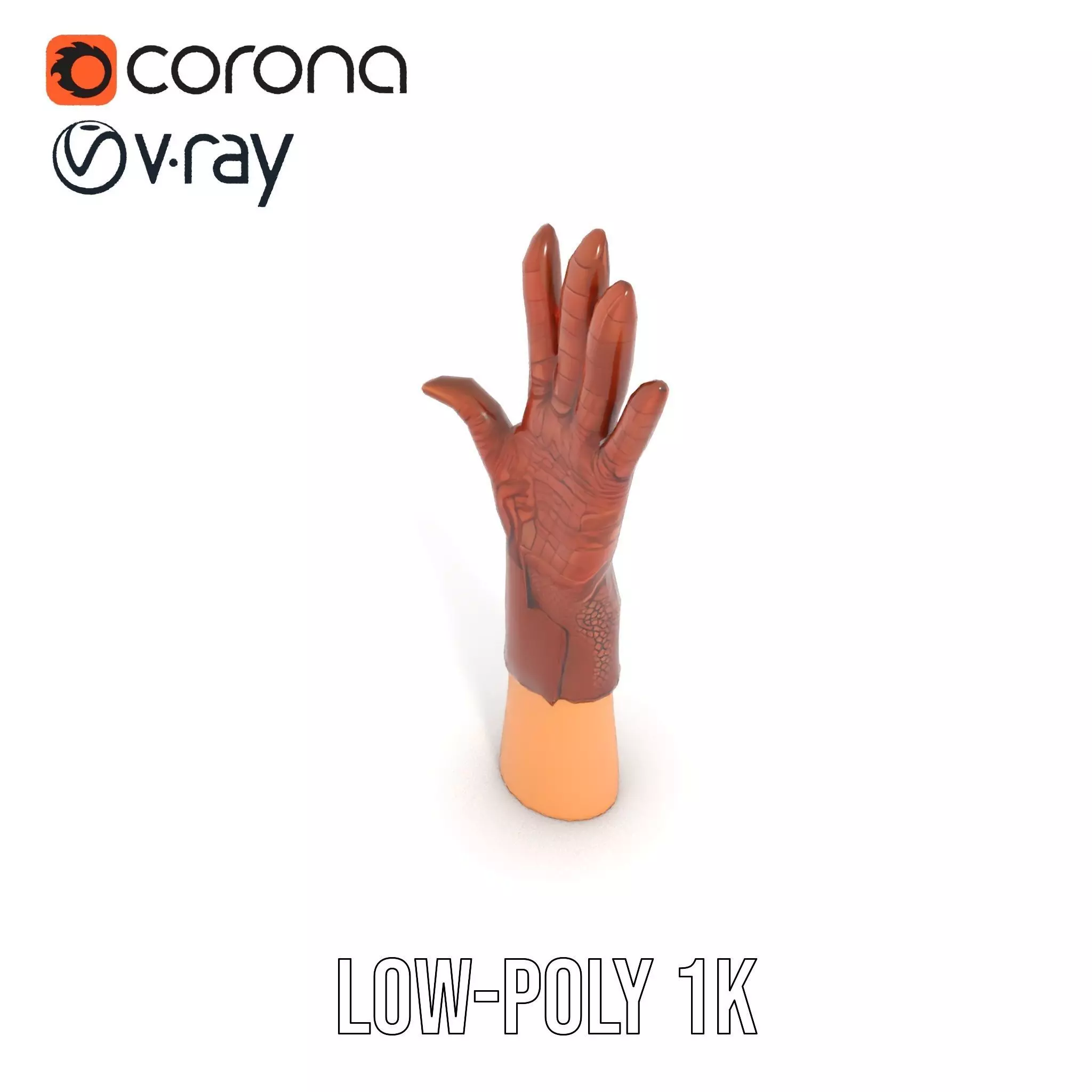 Elegant Leather Glove Model Pack Texture_16