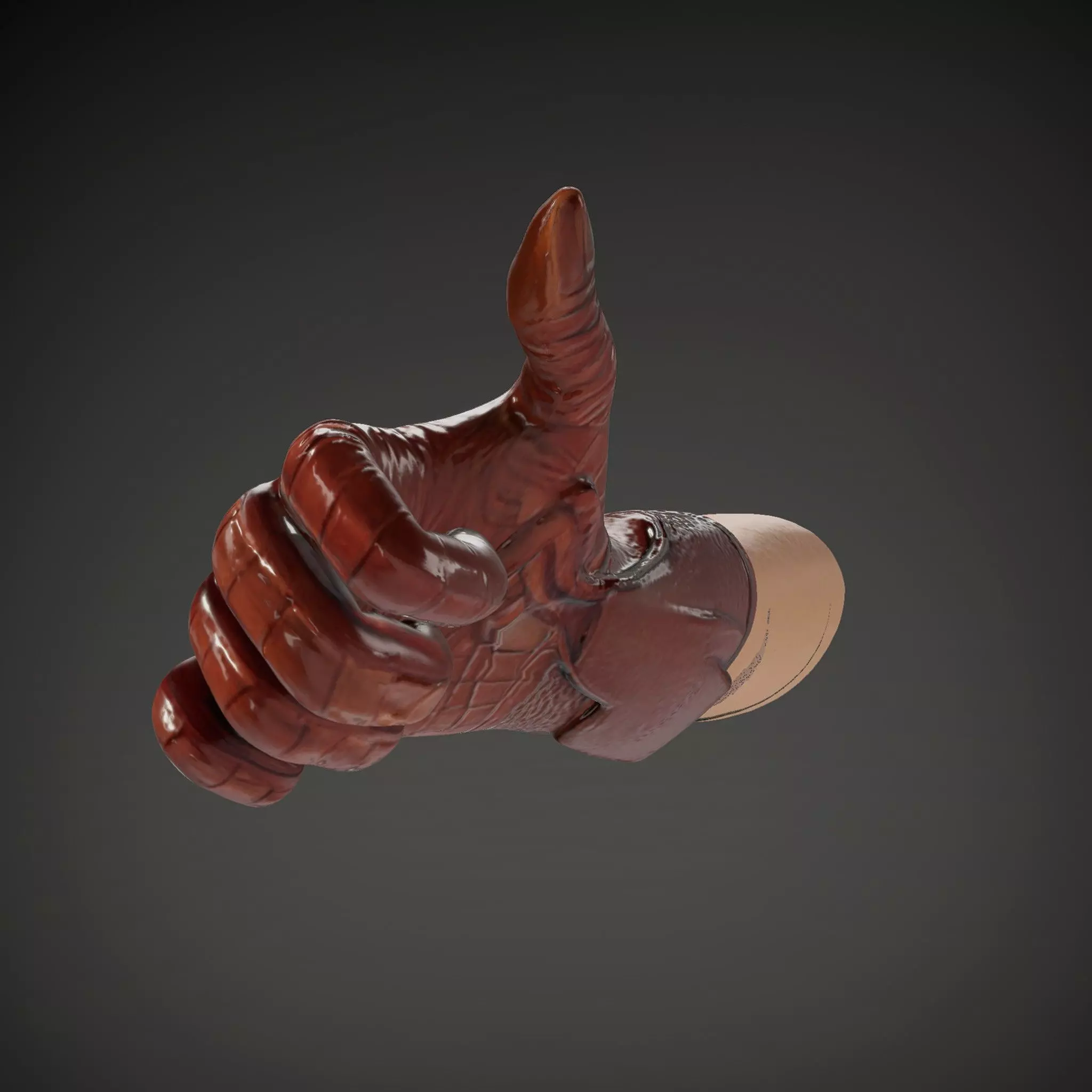 Elegant Leather Glove Model Pack Texture_34
