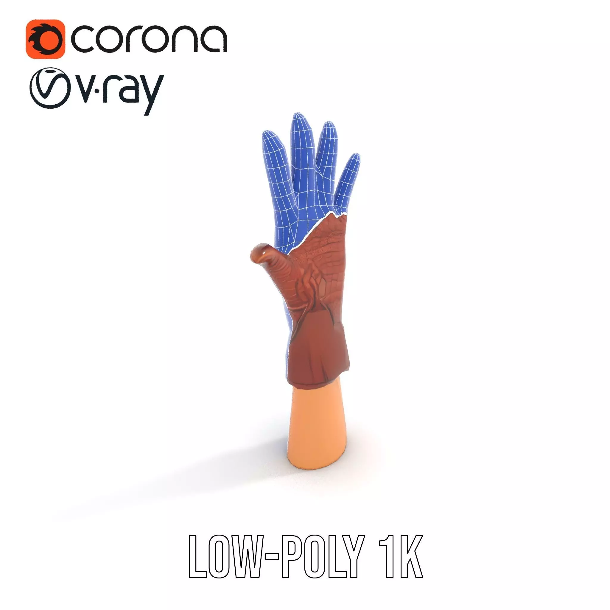 Elegant Leather Glove Model Pack Texture_24