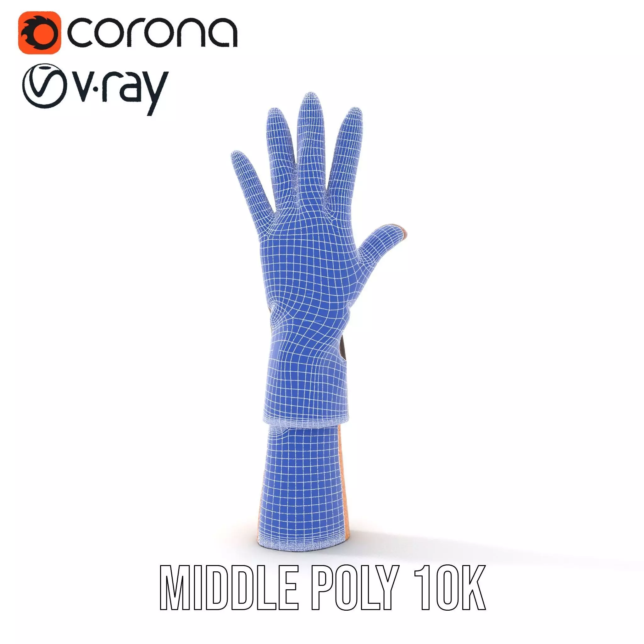 Elegant Leather Glove Model Pack Texture_26