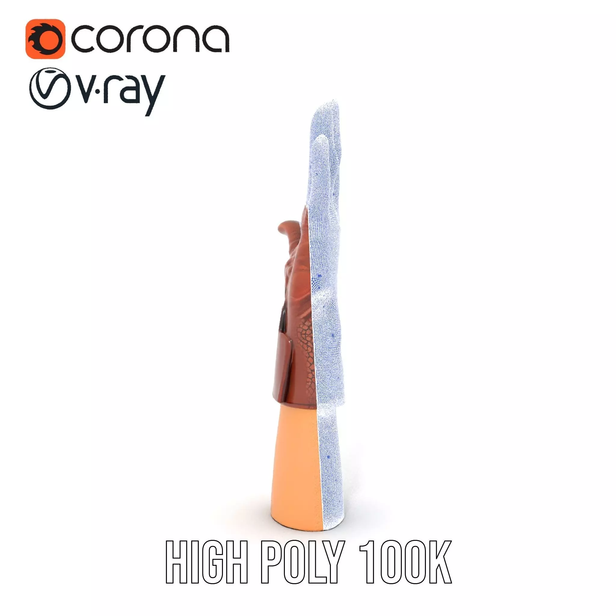 Elegant Leather Glove Model Pack Texture_20