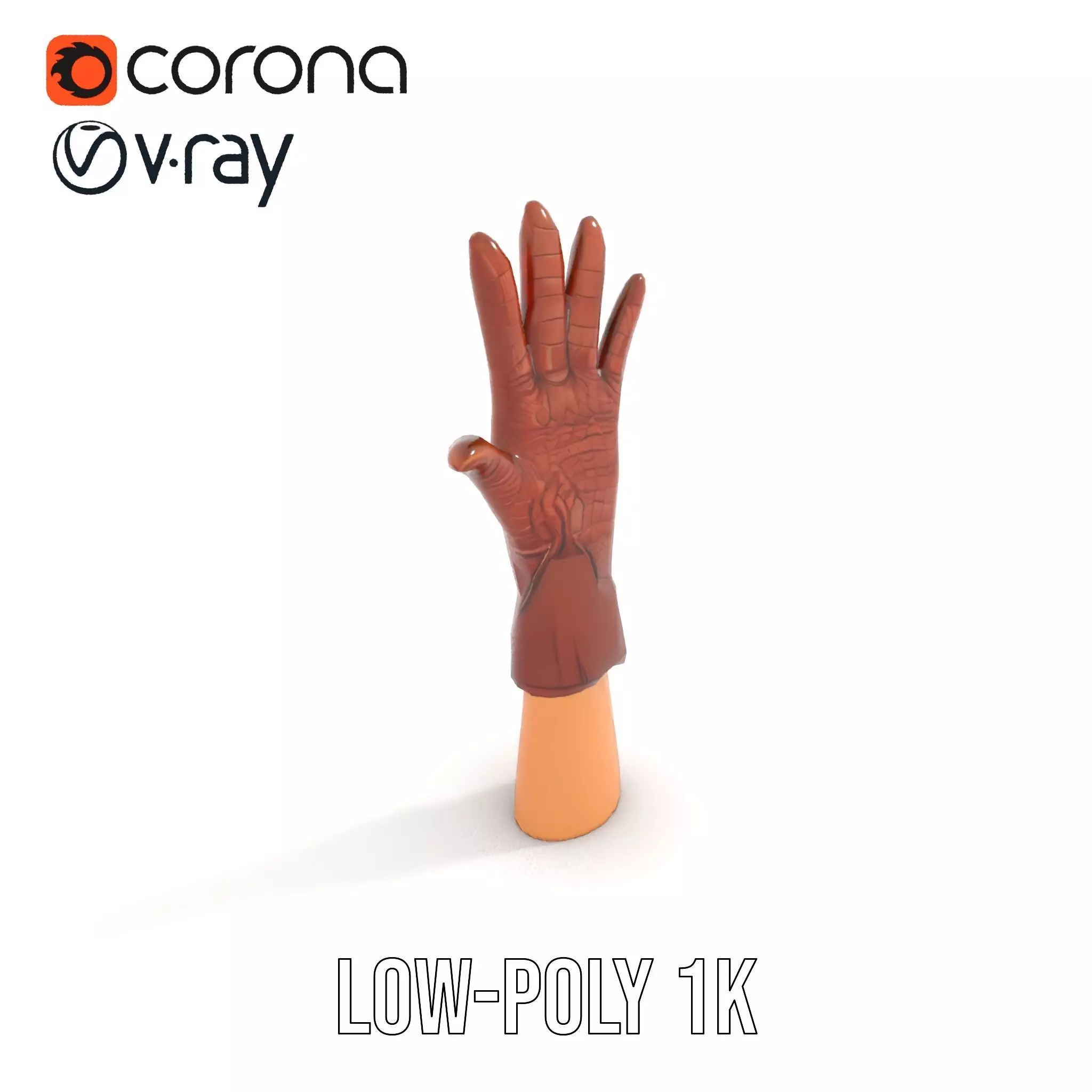 Elegant Leather Glove Model Pack Texture_7