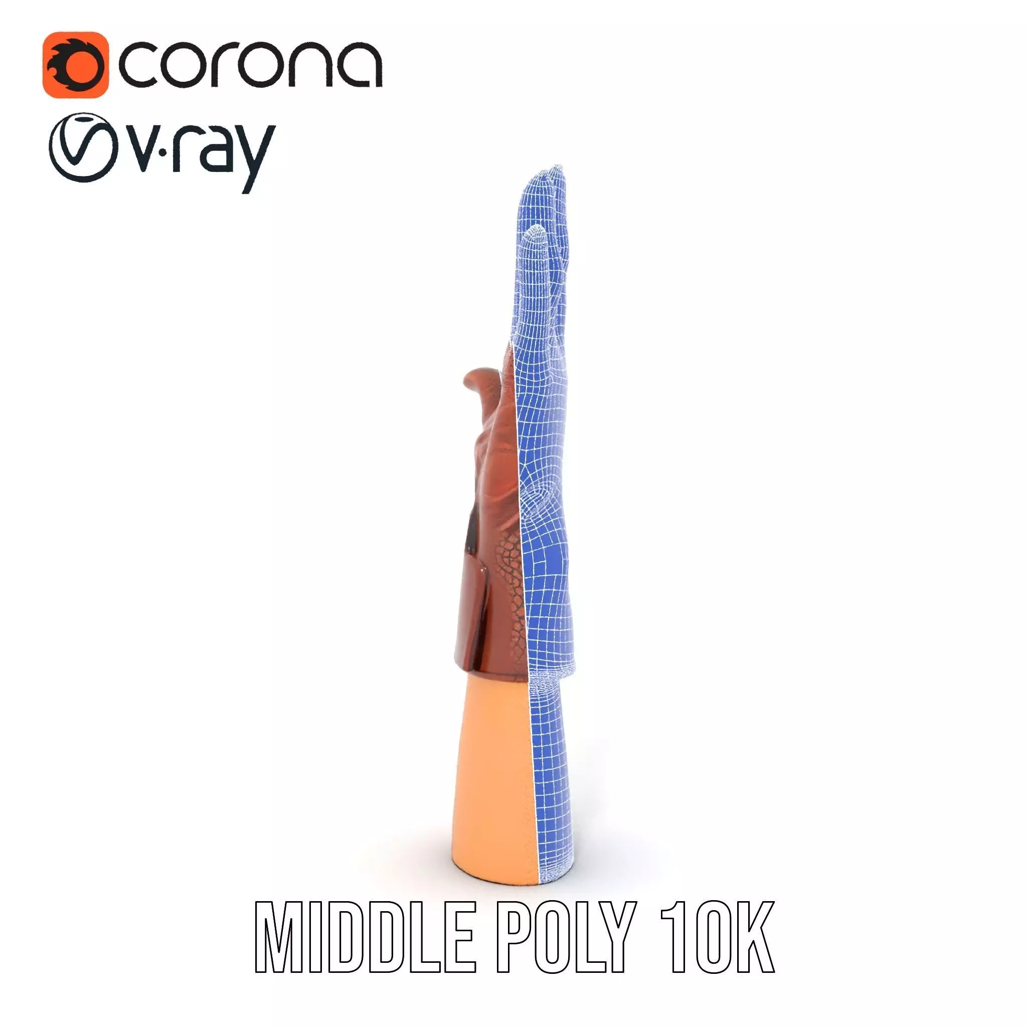 Elegant Leather Glove Model Pack Texture_29