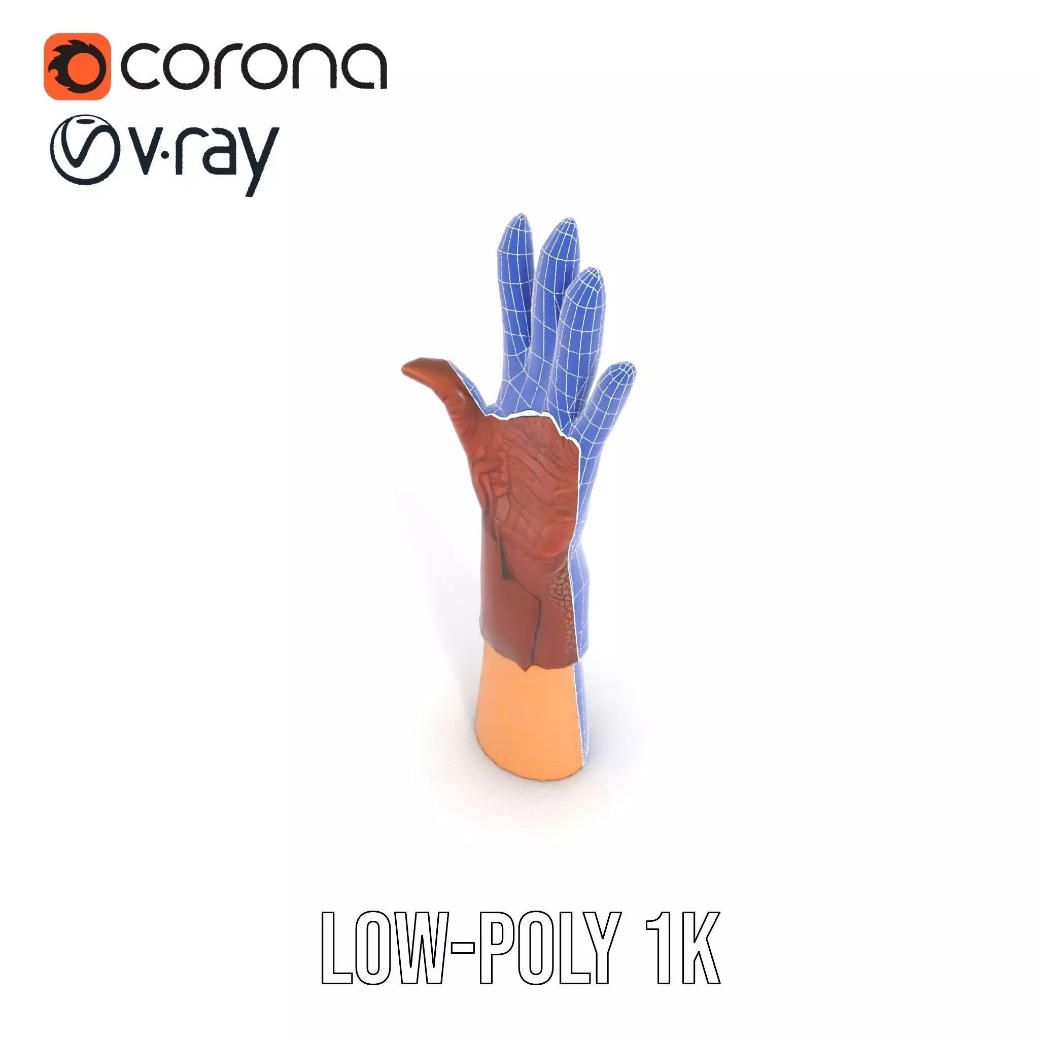 Elegant Leather Glove Model Pack Texture_30