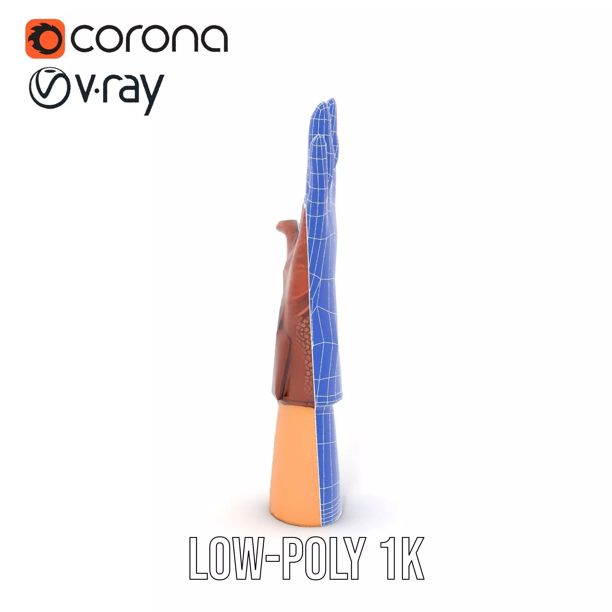 Elegant Leather Glove Model Pack Texture_27