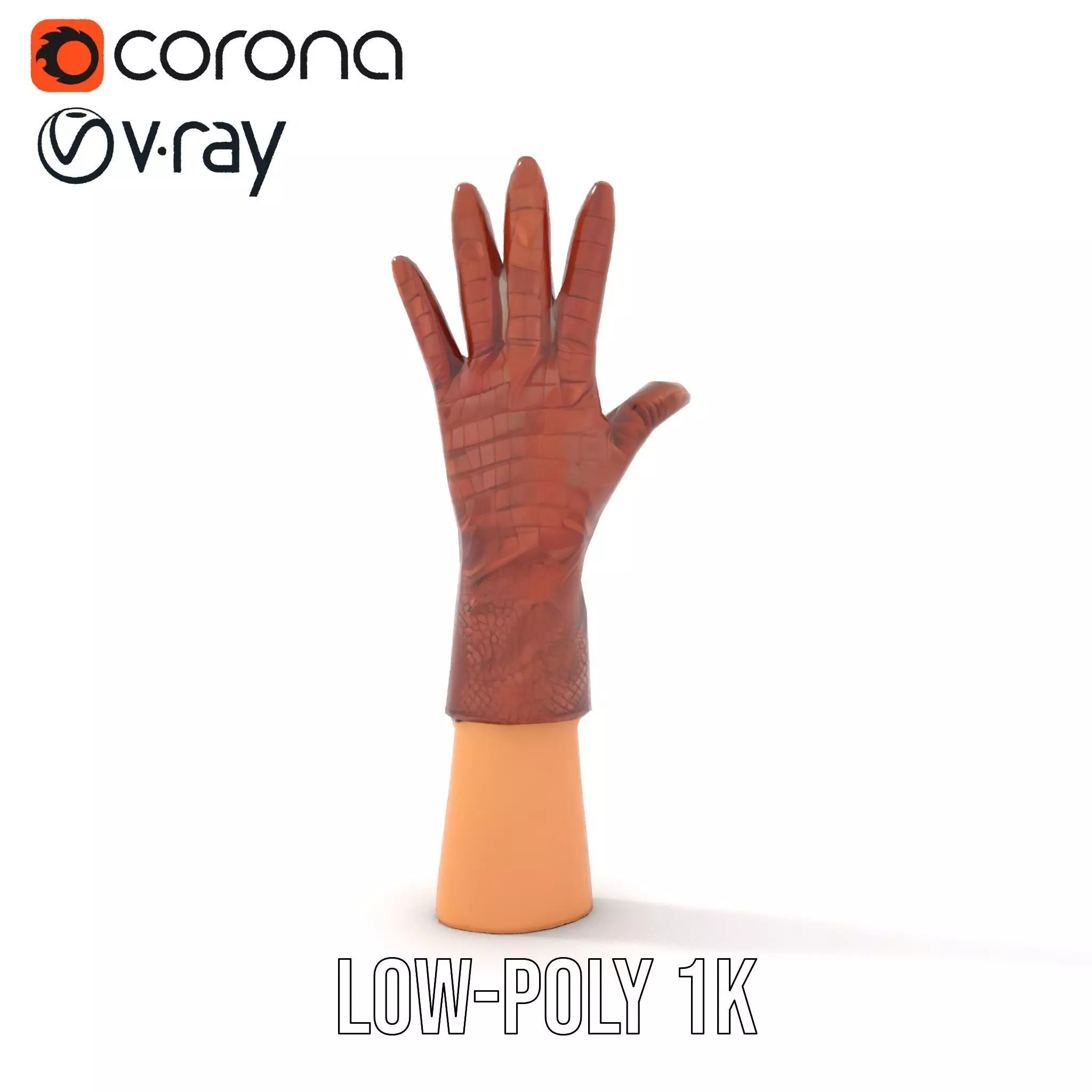 Elegant Leather Glove Model Pack Texture_13