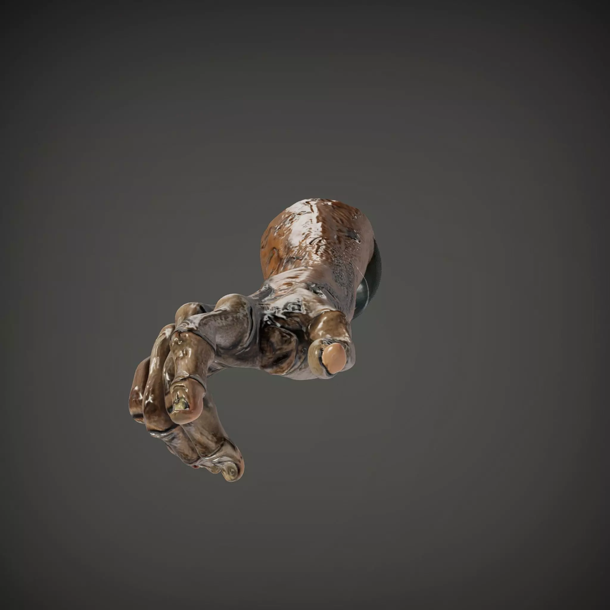 Zombie Hand model pack with detailed textures Low-poly 3D model_33