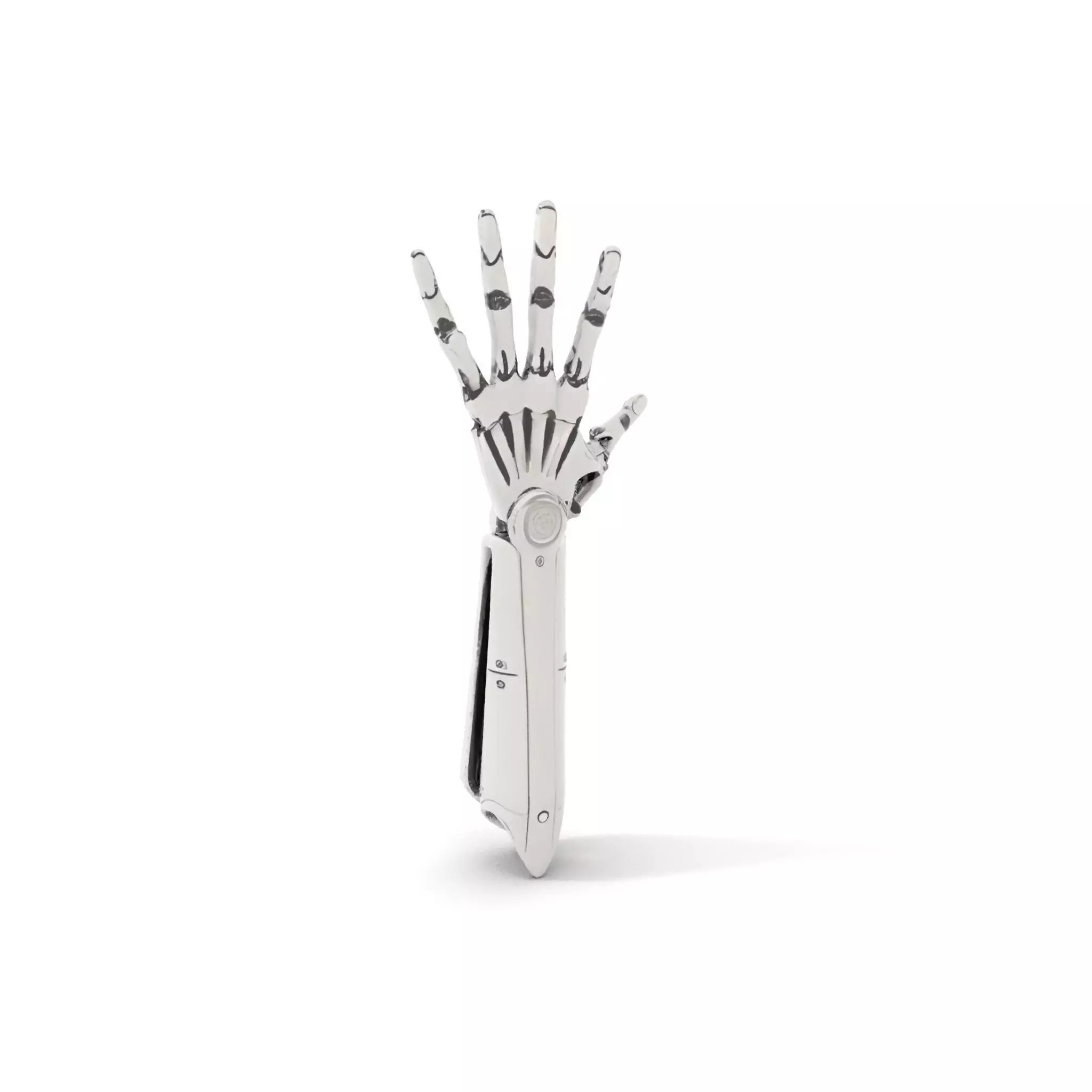 Futuristic Robotic Arm Model Pack Low-poly 3D model_15