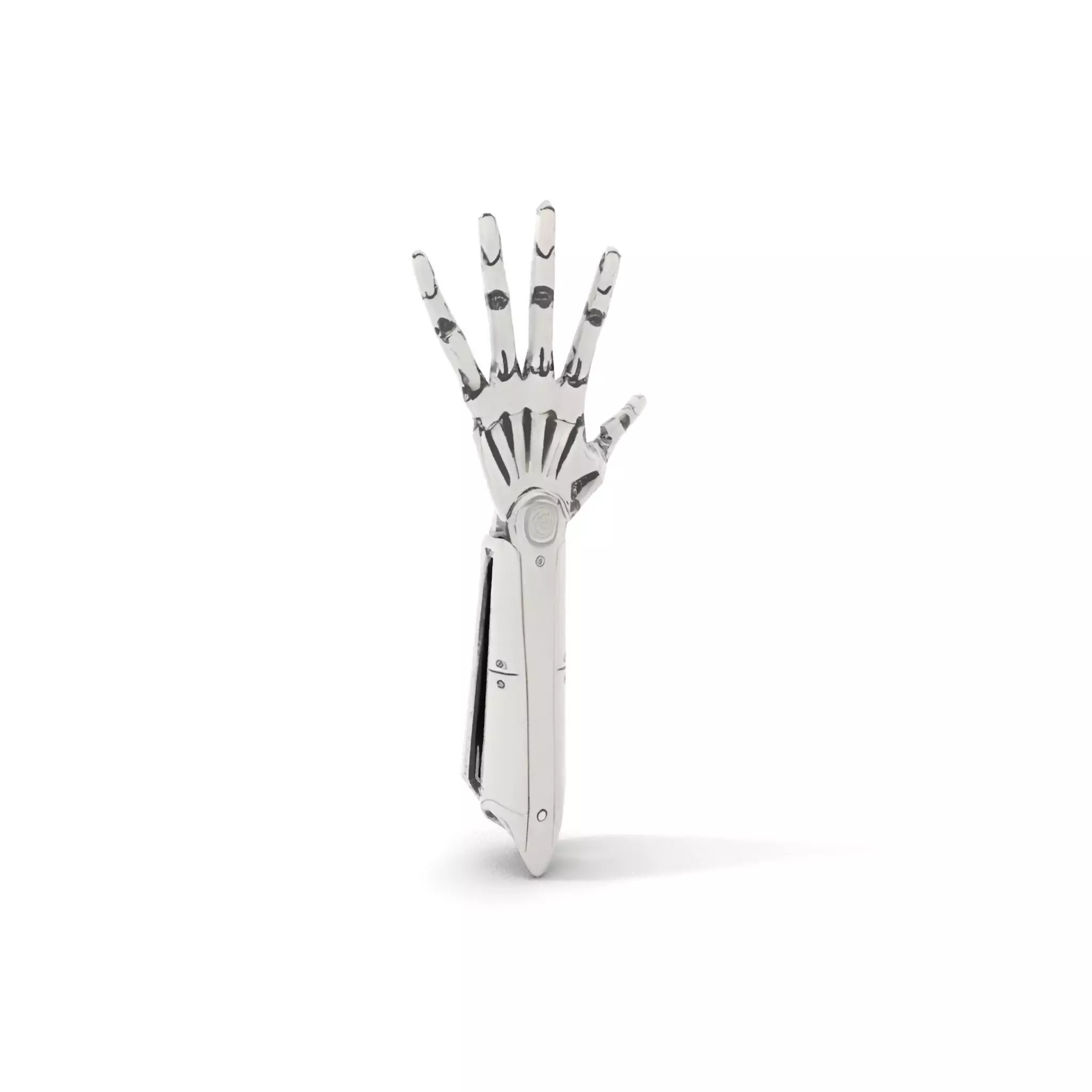 Futuristic Robotic Arm Model Pack Low-poly 3D model_11