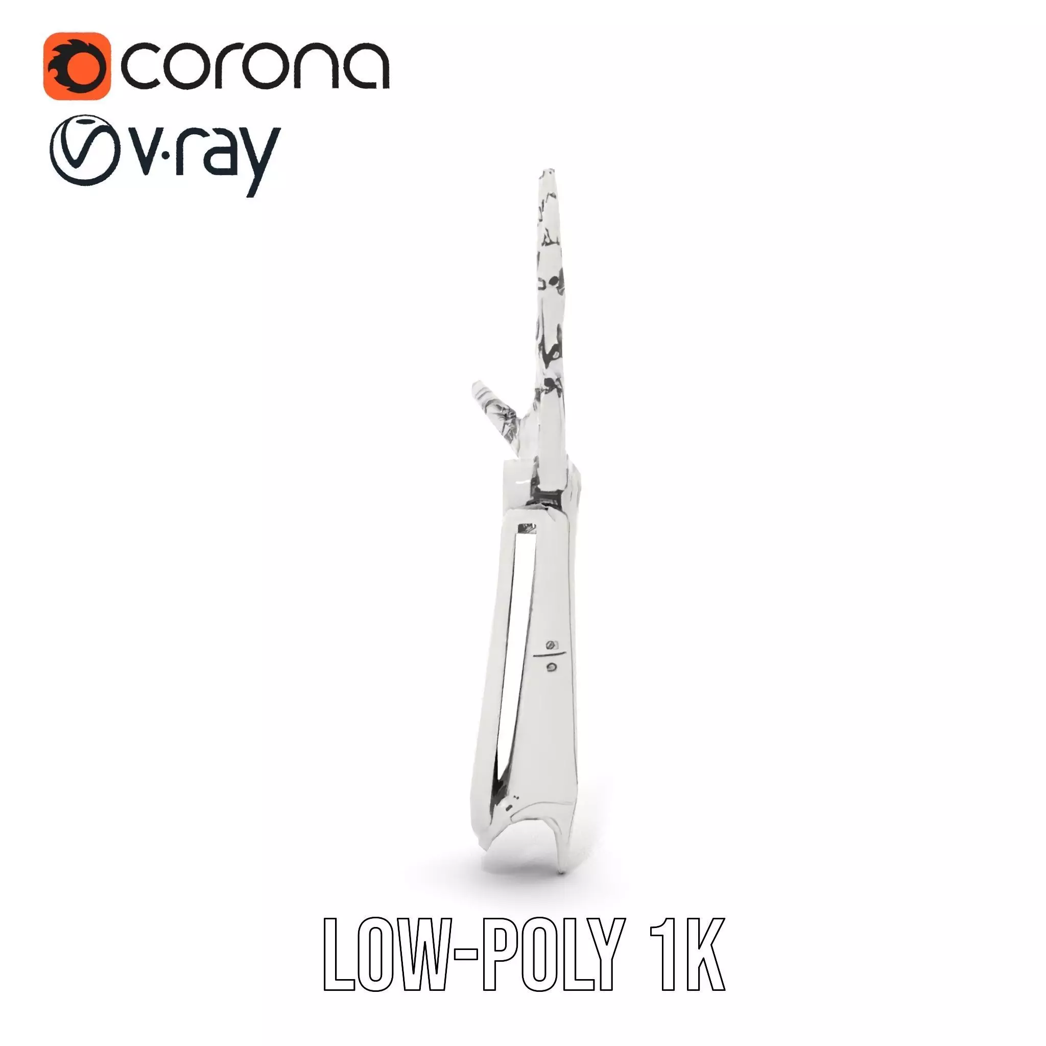 Futuristic Robotic Arm Model Pack Low-poly 3D model_28