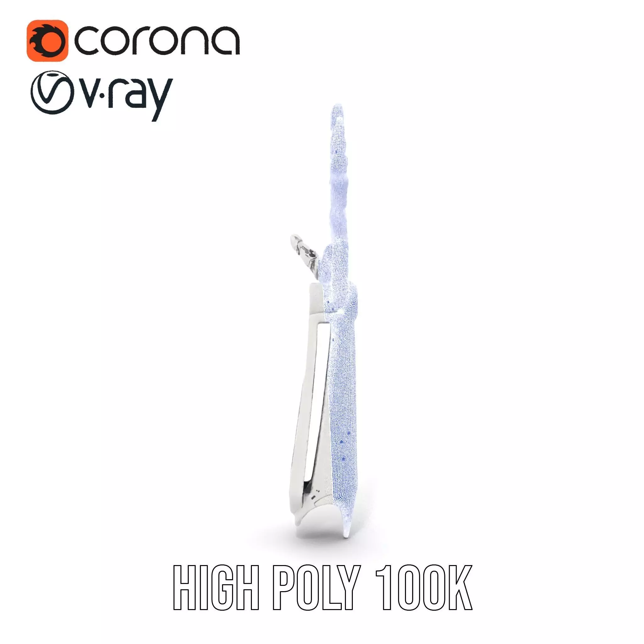 Futuristic Robotic Arm Model Pack Low-poly 3D model_23