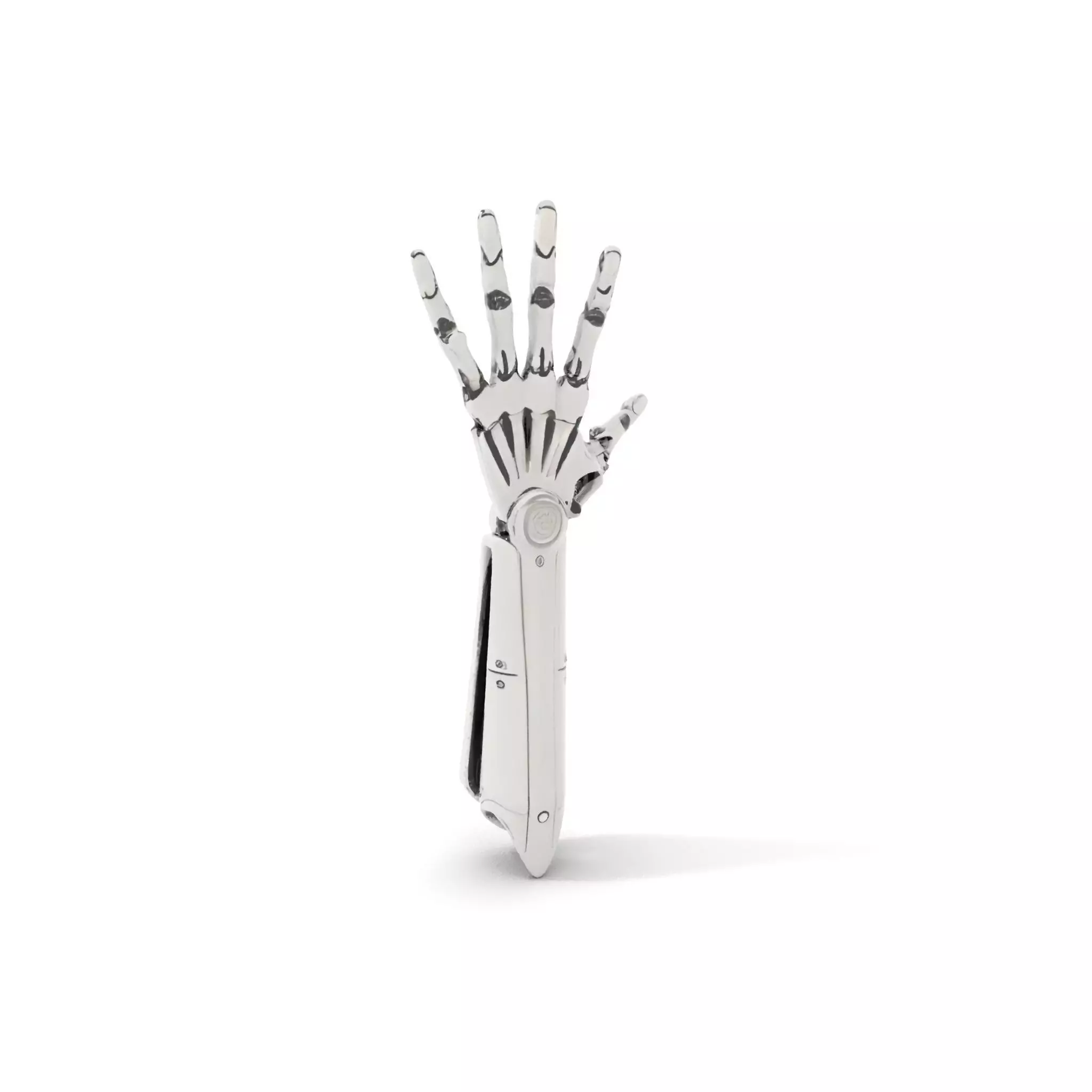 Futuristic Robotic Arm Model Pack Low-poly 3D model_0