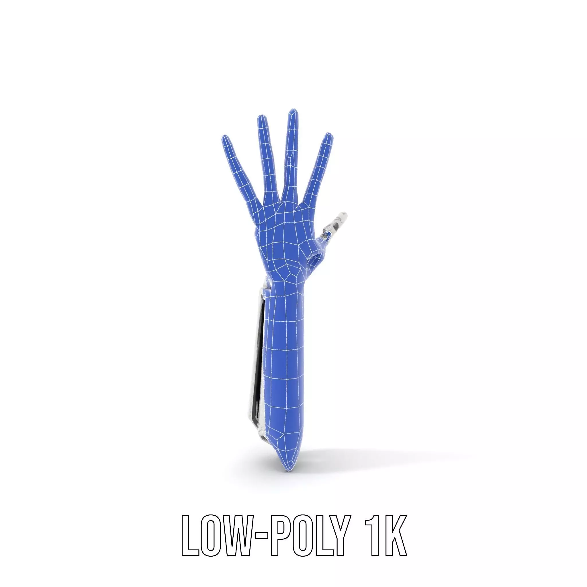 Futuristic Robotic Arm Model Pack Low-poly 3D model_19