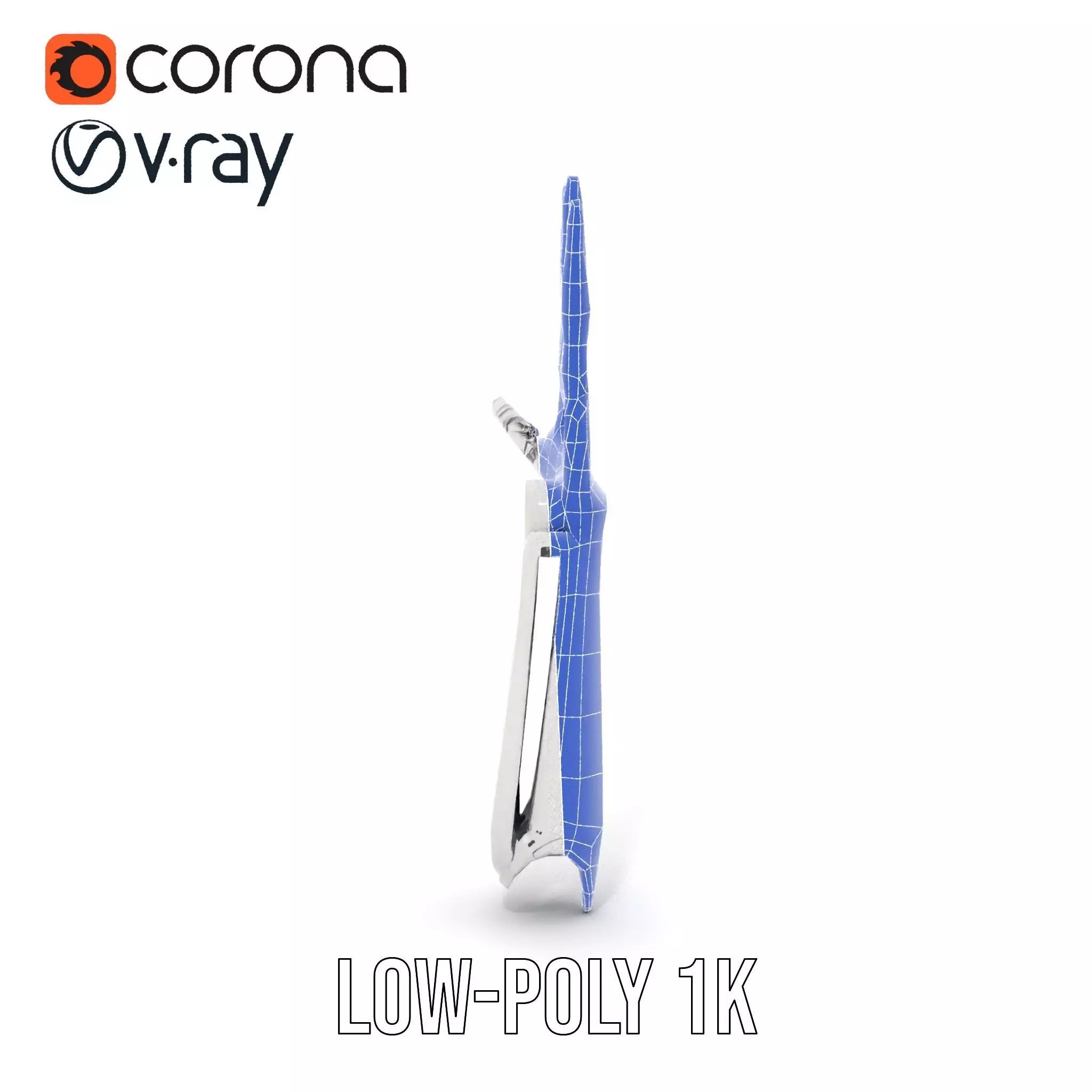 Futuristic Robotic Arm Model Pack Low-poly 3D model_16