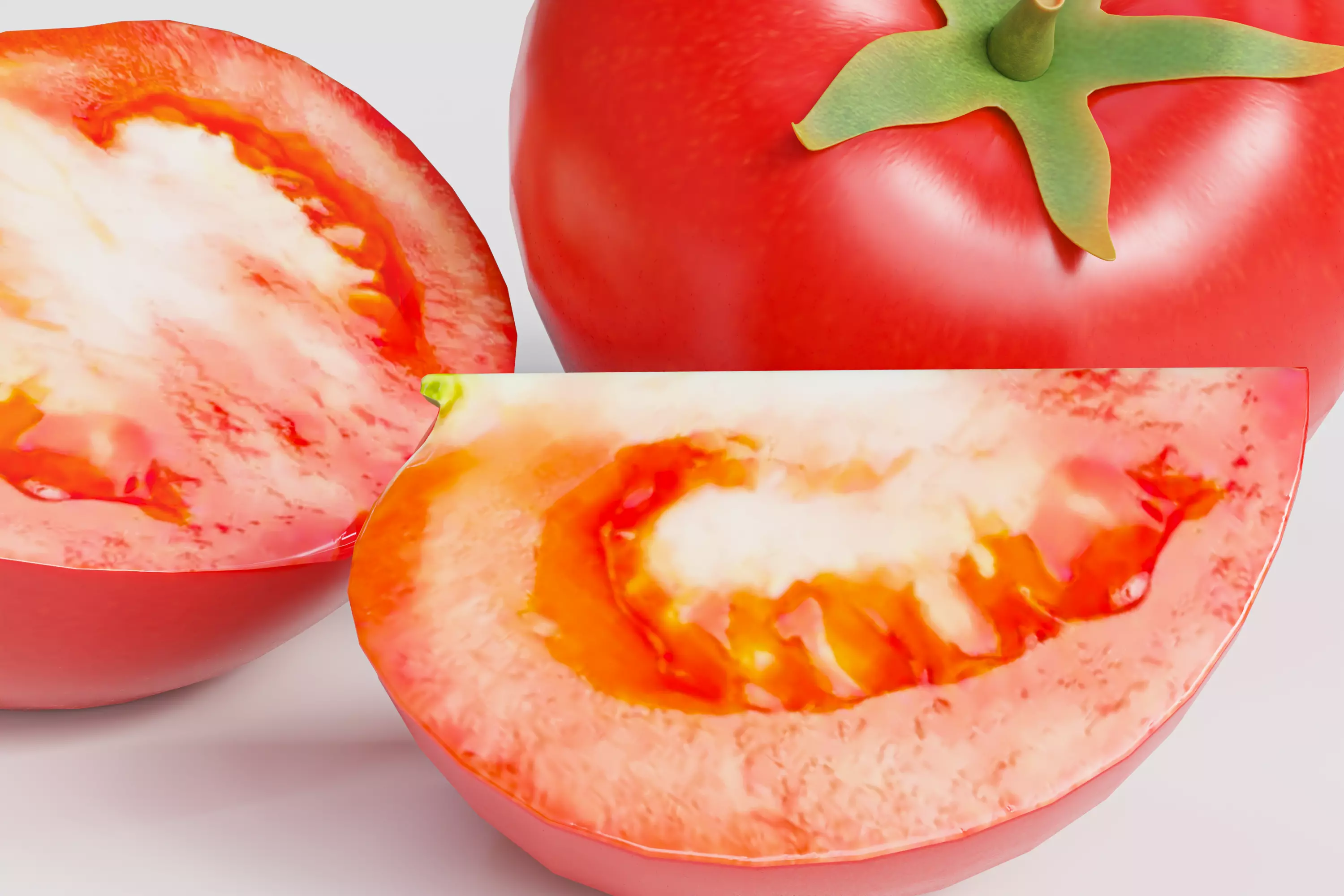 Tomatoes 01 3D model_2