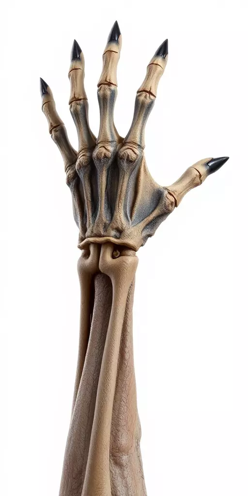 Skeletal Hand Claw Model Pack Low-poly 3D model_2