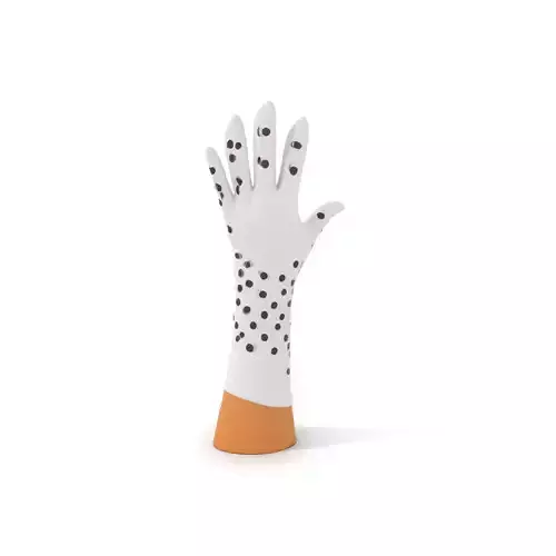Polka Dot Glove Model Pack Low-poly 3D model