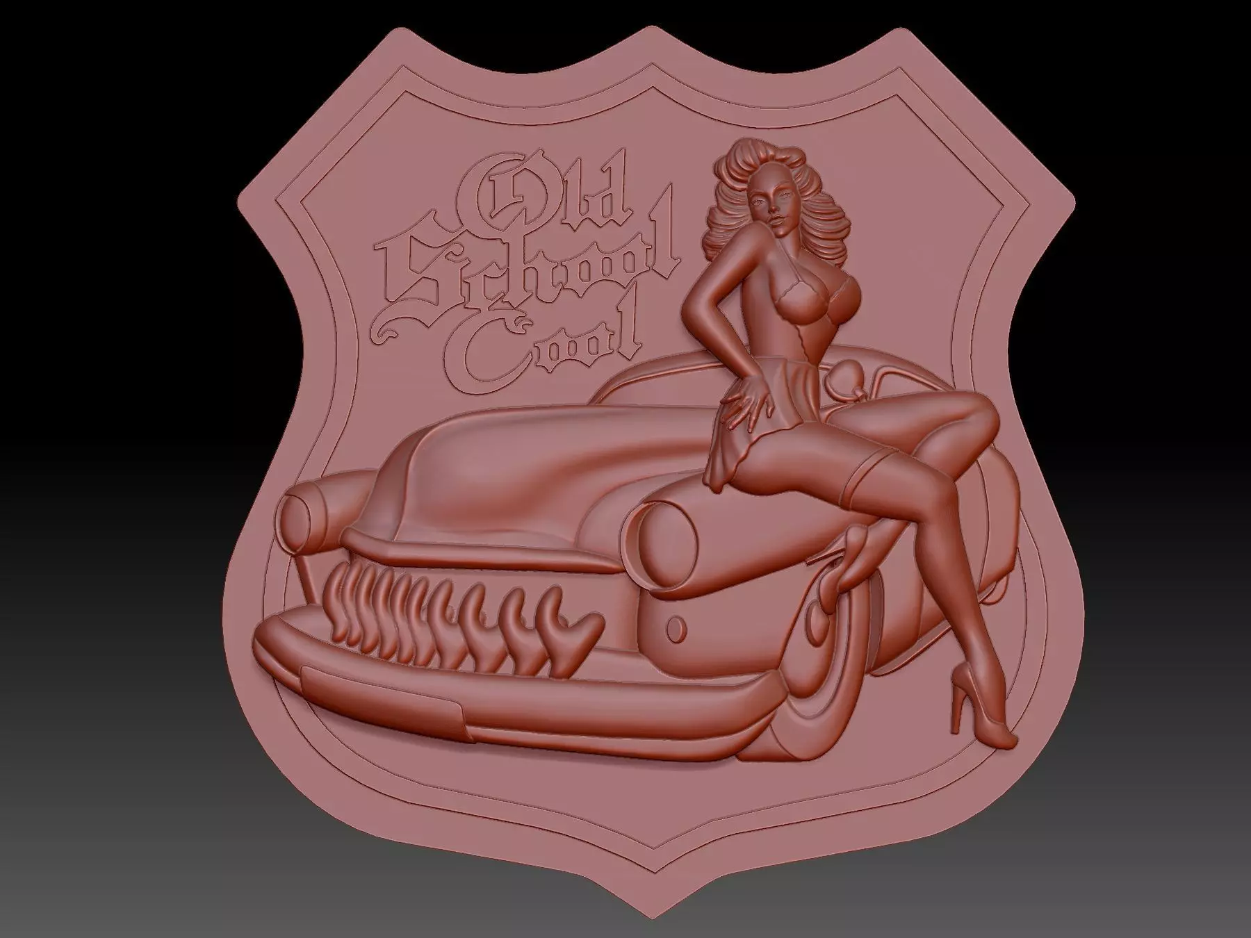 Woman 3D print model