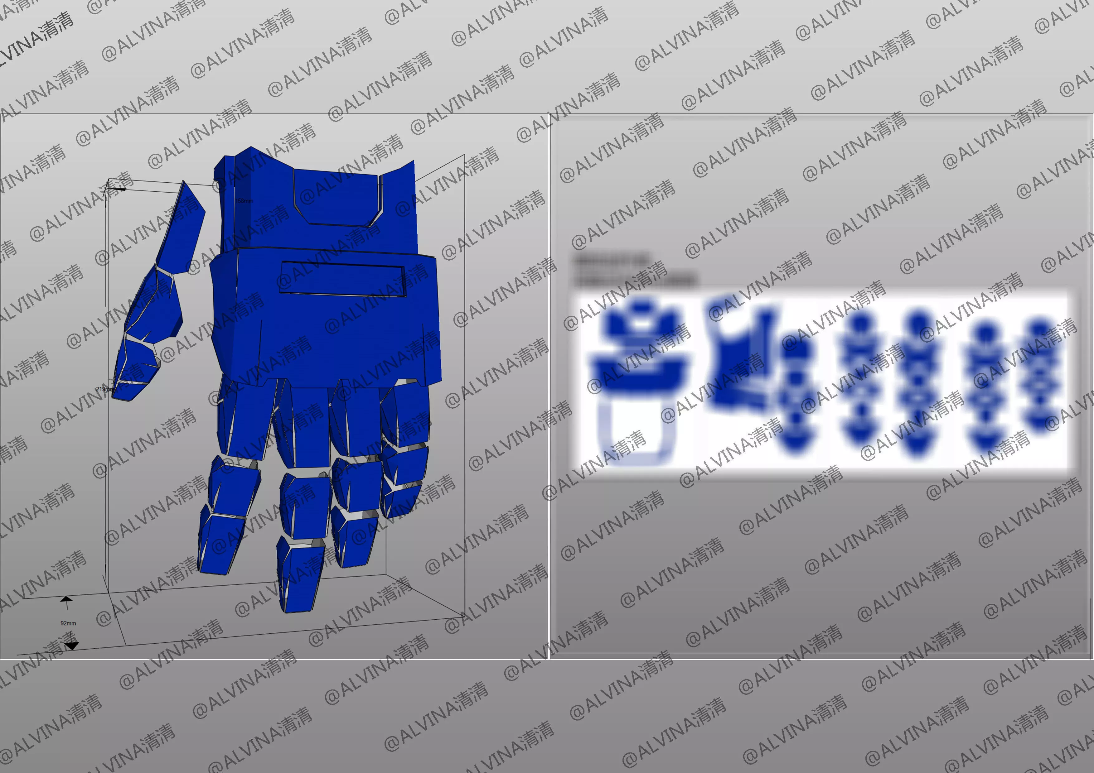 SD G1 Optimus Prime Armor - DIY Cosplay Pepakura Foam Template Low-poly 3D model_22