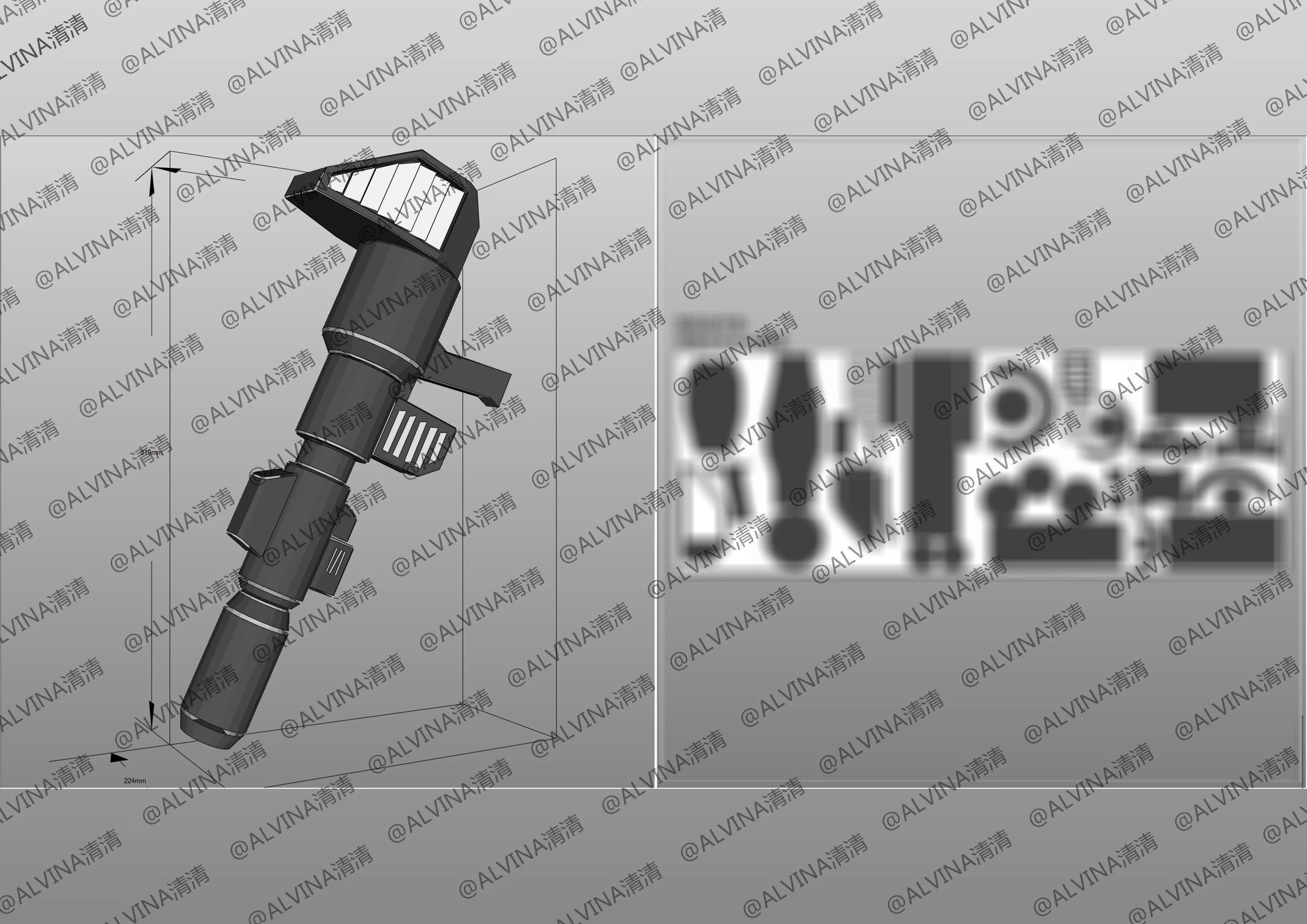 SD G1 Optimus Prime Armor - DIY Cosplay Pepakura Foam Template Low-poly 3D model_28