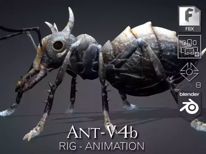Ant-V4b 3D model