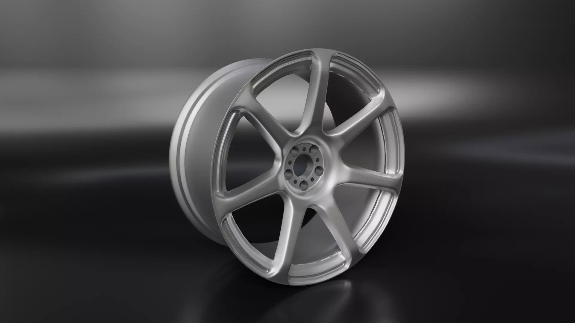 Work Emotion T7R Low-poly 3D model_0