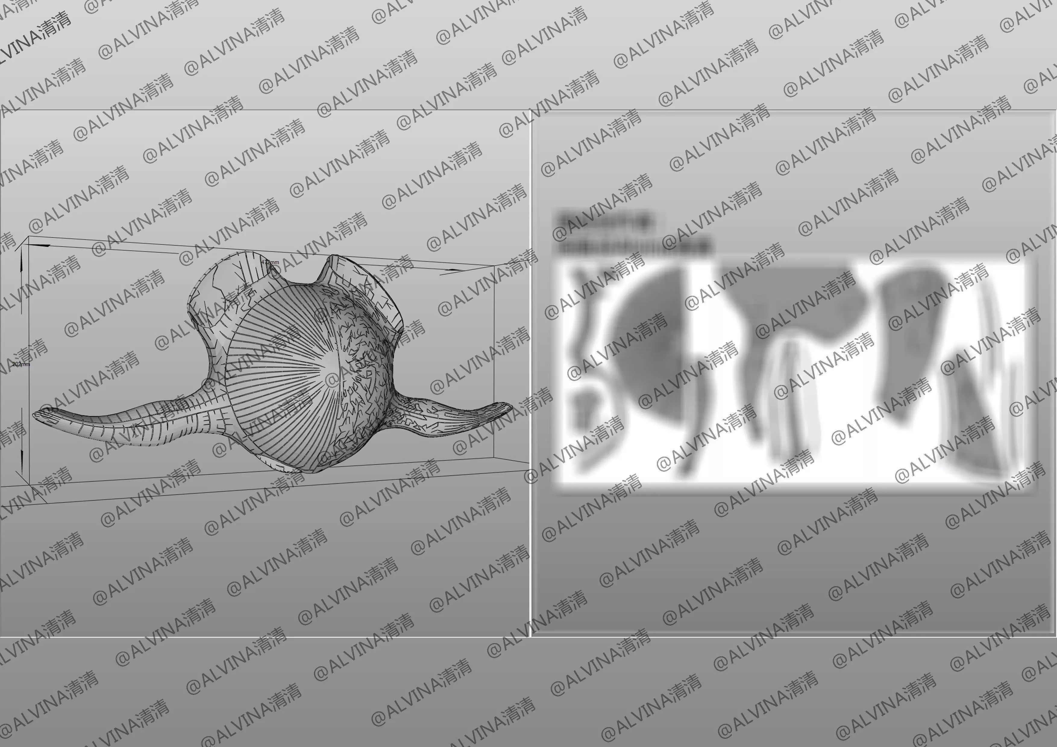 Claymore Teresa Armor - DIY Cosplay Pepakura Foam Template Low-poly 3D model_12