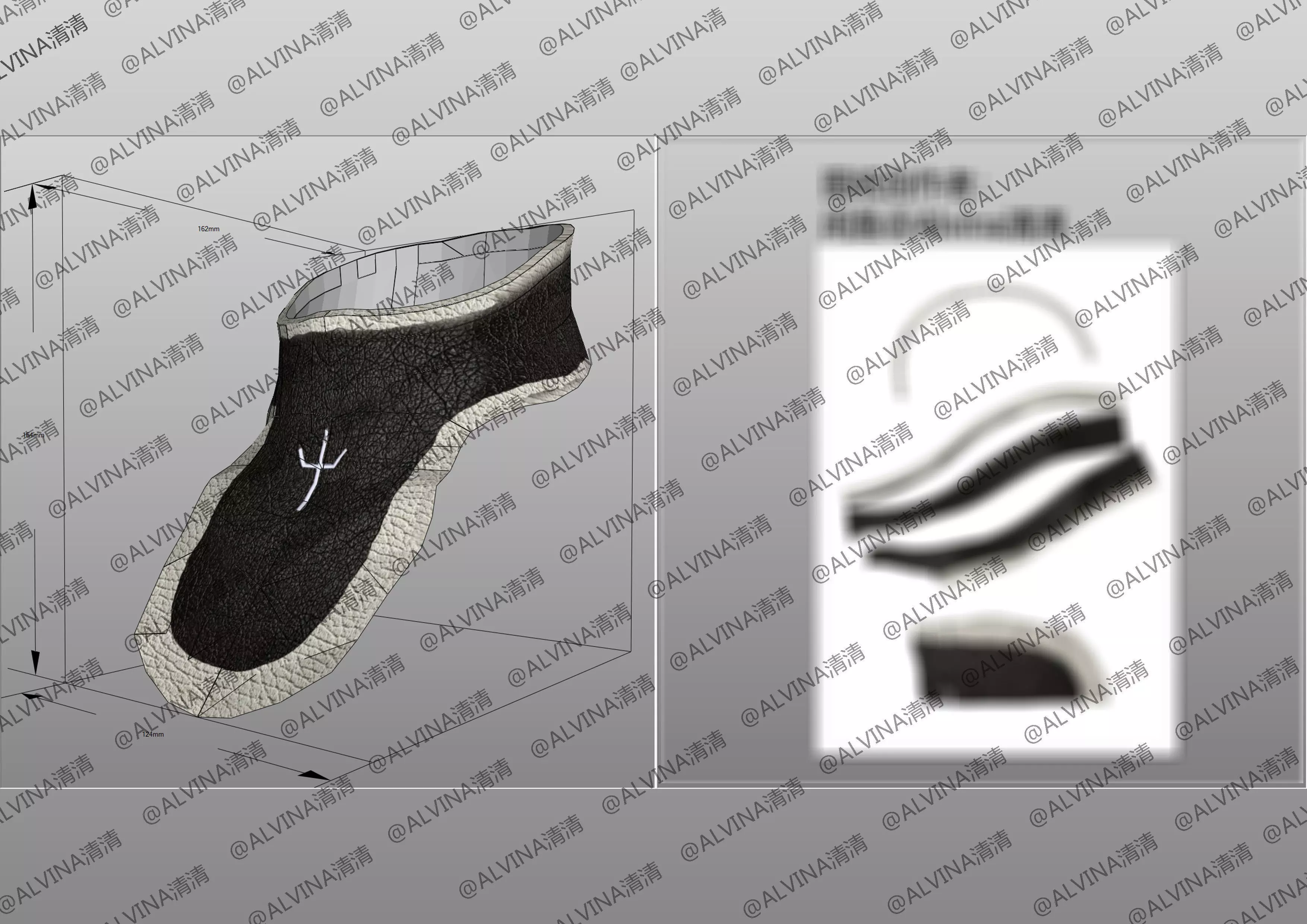 Claymore Teresa Armor - DIY Cosplay Pepakura Foam Template Low-poly 3D model_8