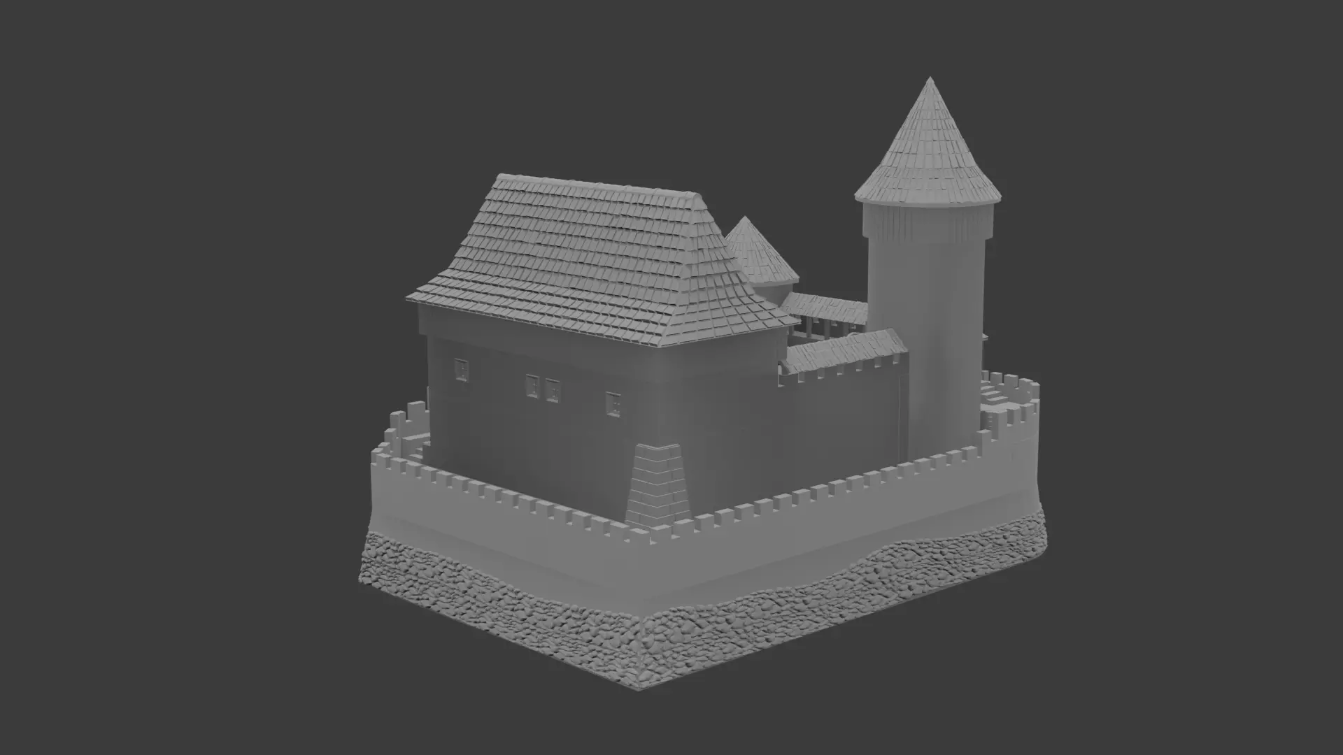TALMBERG CASTLE from Kingdome Come Deliverance  3D print model_8