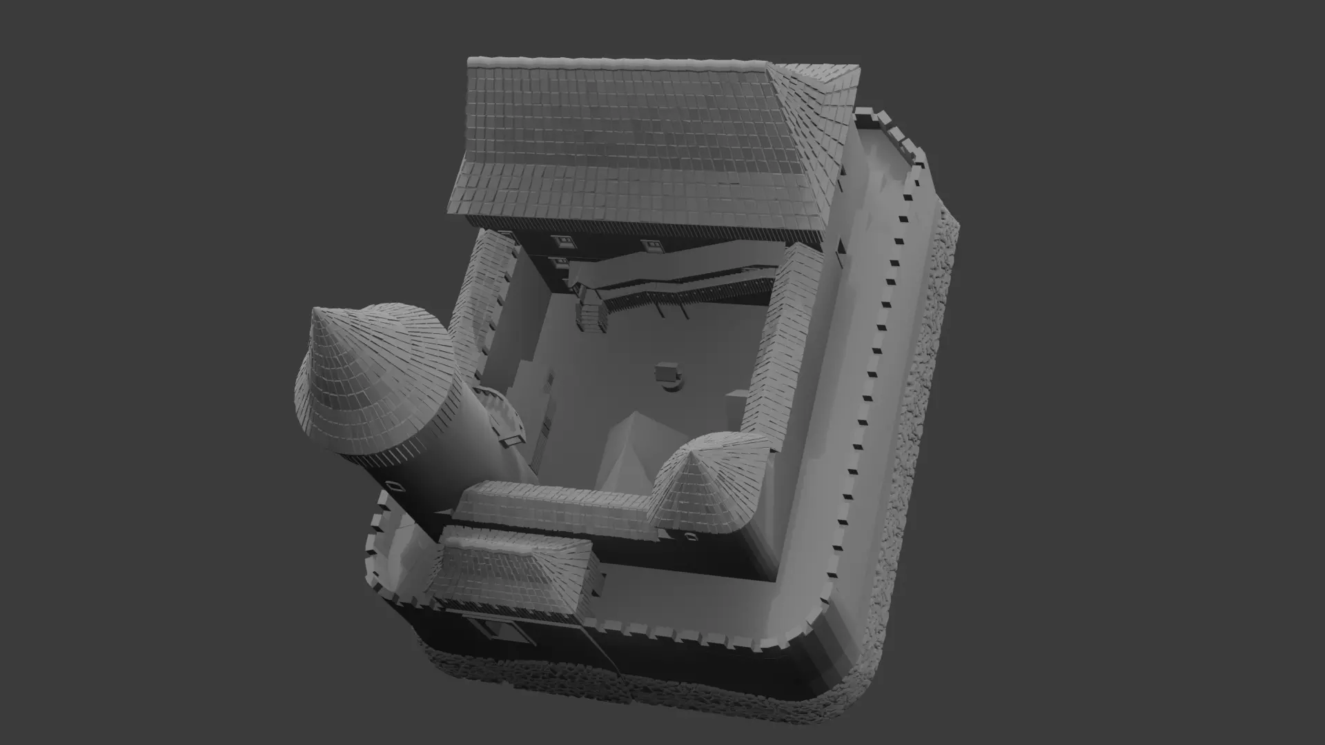 TALMBERG CASTLE from Kingdome Come Deliverance  3D print model_10