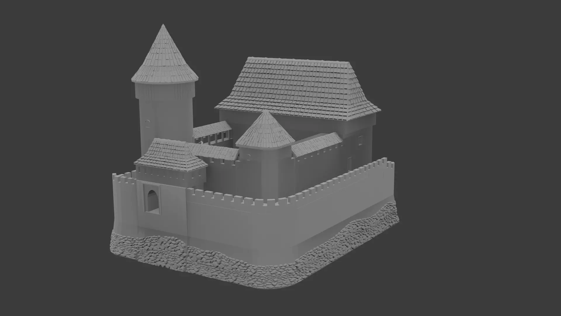 TALMBERG CASTLE from Kingdome Come Deliverance  3D print model_6