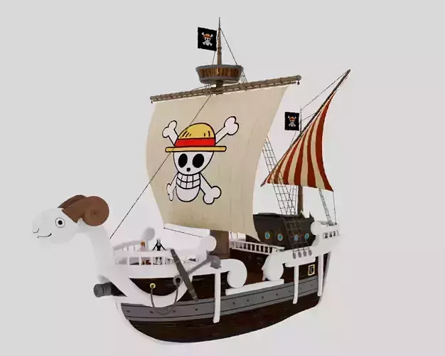 AnimePirateShip3DModel One Piece 3D model