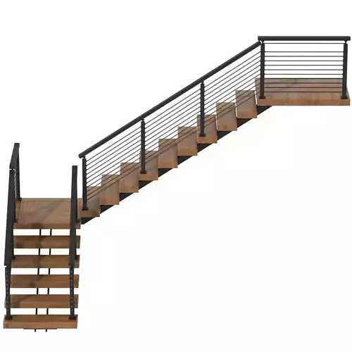 Staircase 06 3D model 5