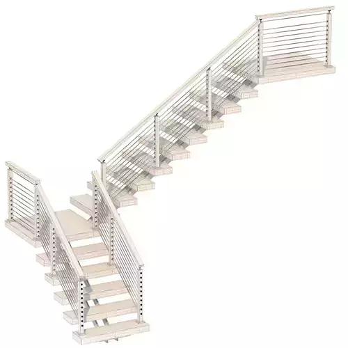Staircase 06 3D model 2