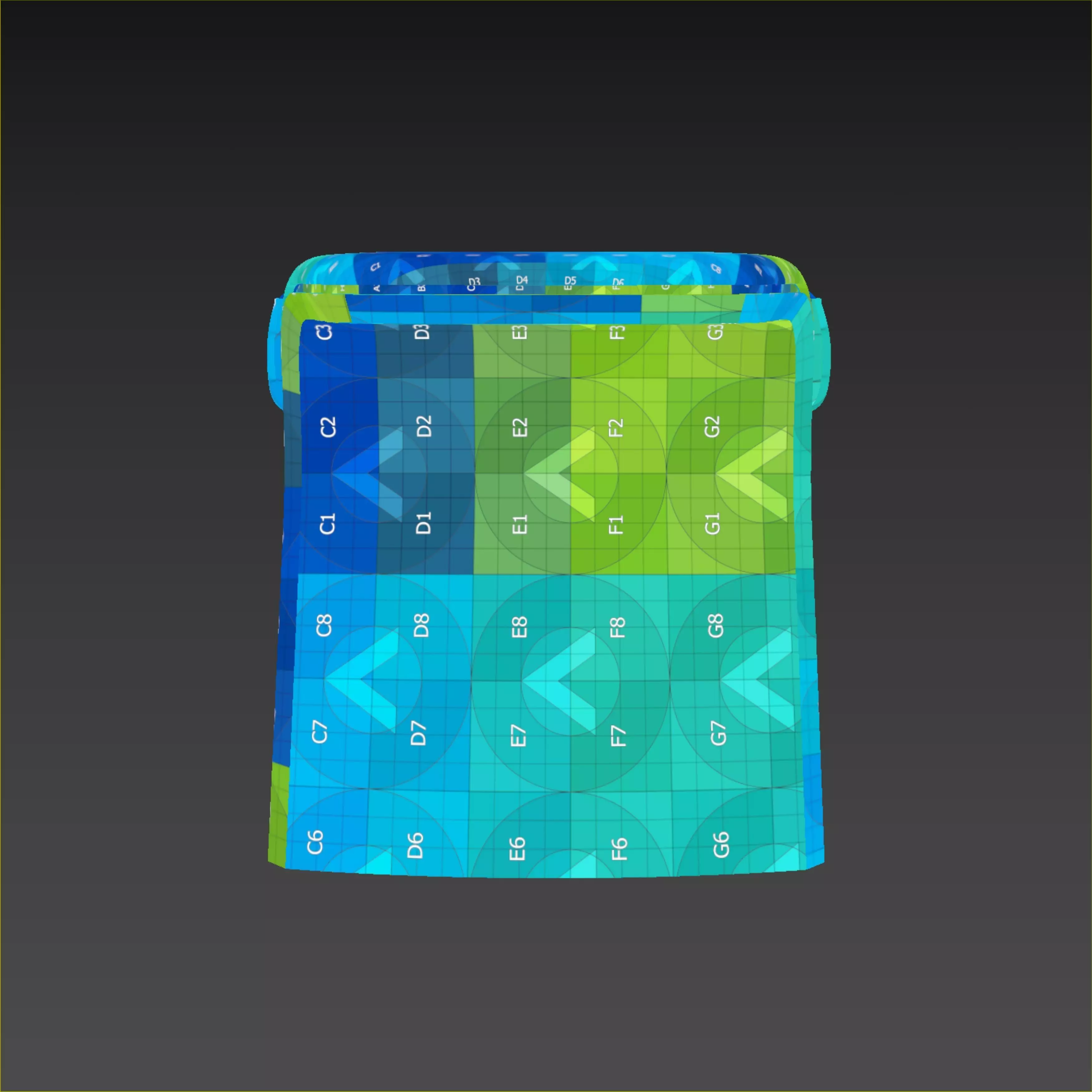 Bentley Home Galloway Bench  3D model_10