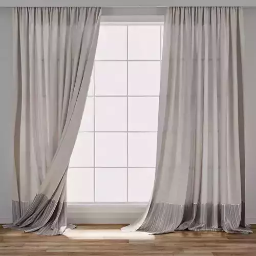 Curtain 004 3D model