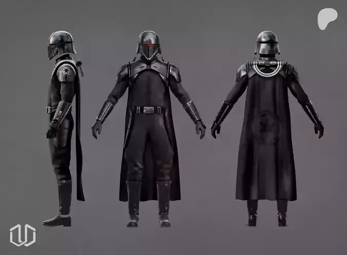 Star Wars The Inquisitor Action Figure Kit 3D print model